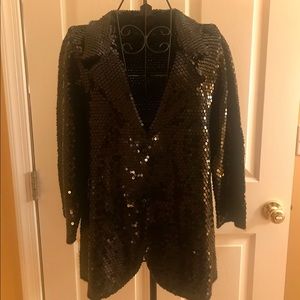 Colleen Lopez Sequin jacket. XL